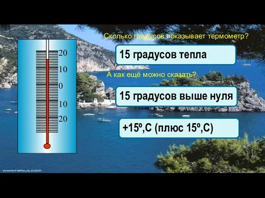 15 градусов тепла 15 градусов выше нуля +15º,С (плюс 15º,С) Сколько