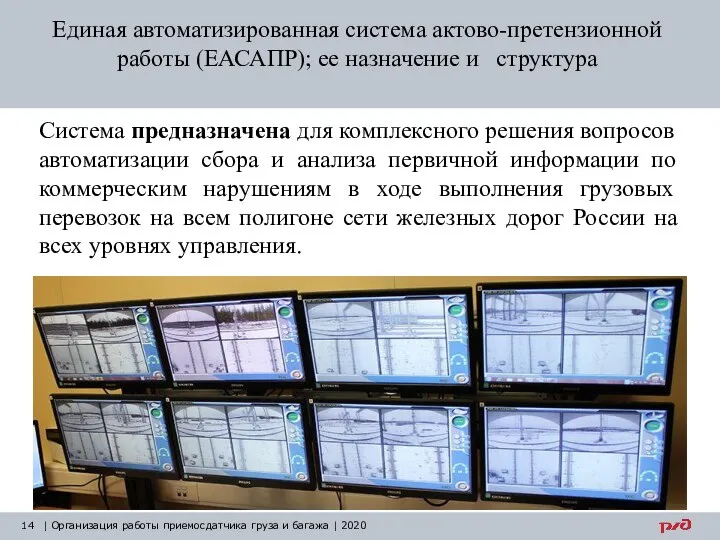 Единая автоматизированная система актово-претензионной работы (ЕАСАПР); ее назначение и структура |