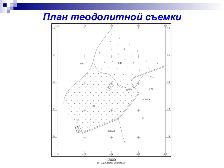 План теодолитной съемки