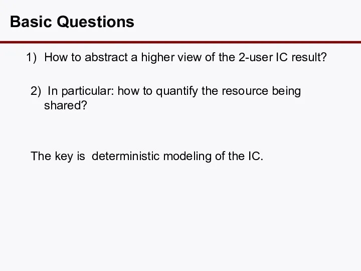 Basic Questions How to abstract a higher view of the 2-user