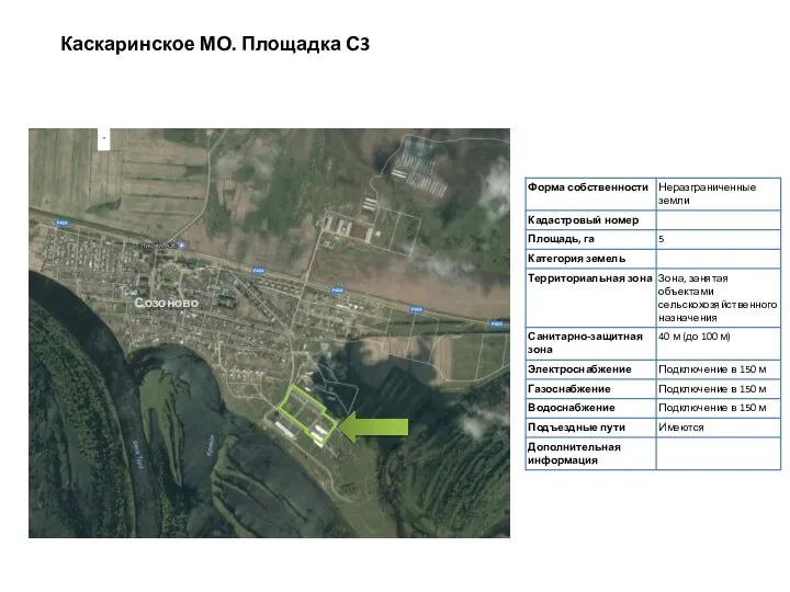 Каскаринское МО. Площадка С3