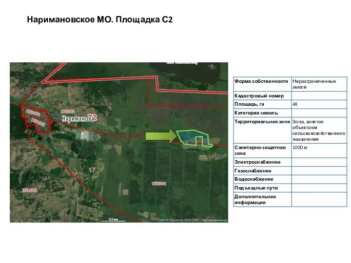 Наримановское МО. Площадка С2