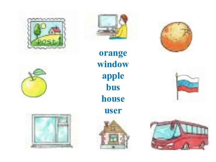 orange window apple bus house user