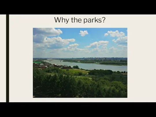 Why the parks?