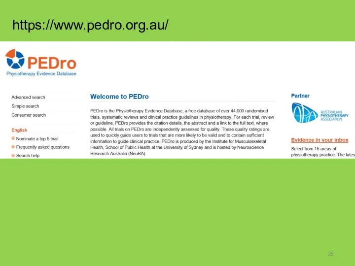 https://www.pedro.org.au/