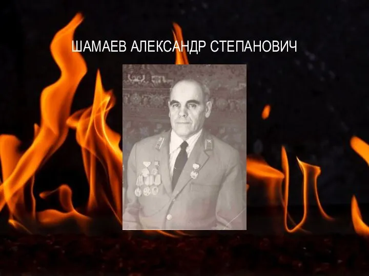 ШАМАЕВ АЛЕКСАНДР СТЕПАНОВИЧ