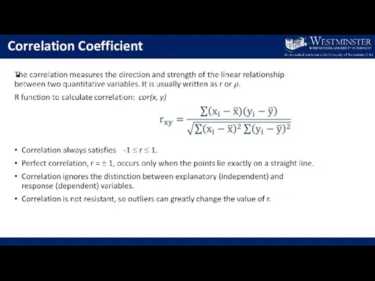 Correlation Coefficient