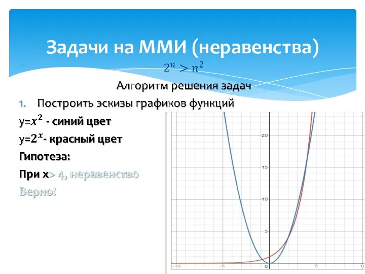 Задачи на ММИ (неравенства)