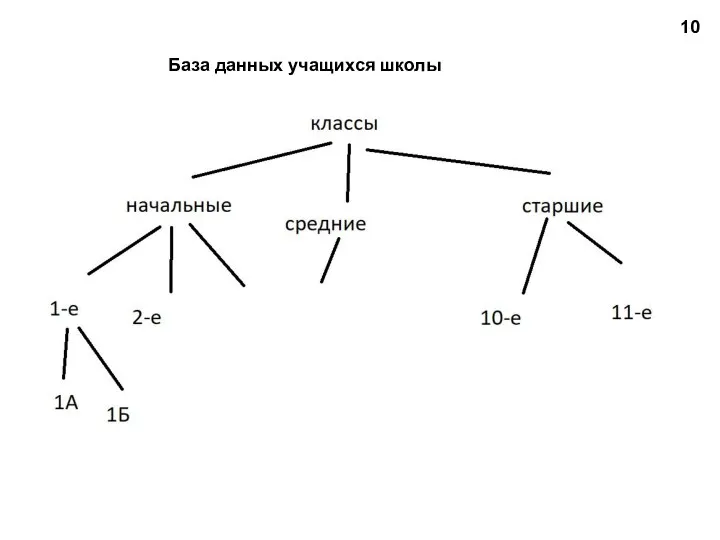 База данных учащихся школы