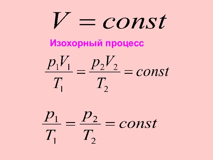 Изохорный процесс