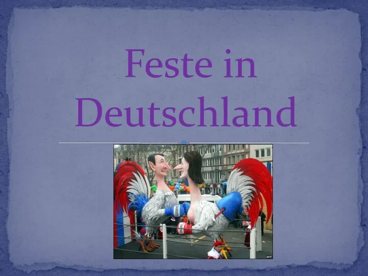 Feste in Deutschland