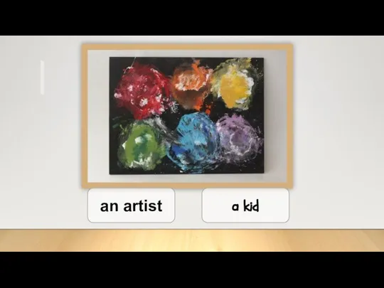 an artist a kid