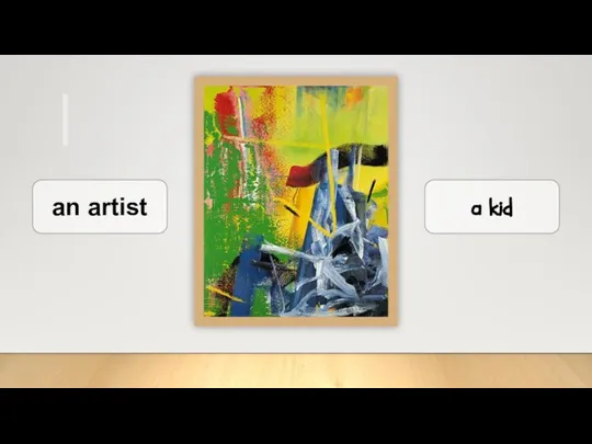 an artist a kid