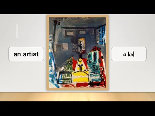 an artist a kid