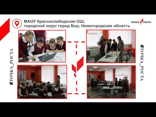 МАОУ Краснослободская ОШ, городской округ город Бор, Нижегородская область #ТОЧКА_РОСТА #ТОЧКА_РОСТА