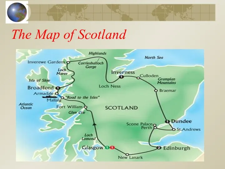 The Map of Scotland