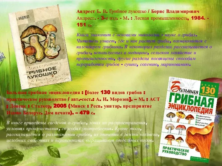 Андрест Б. В. Грибное лукошко / Борис Владимирович Андрест. - 3-е