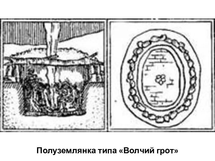 Полуземлянка типа «Волчий грот»