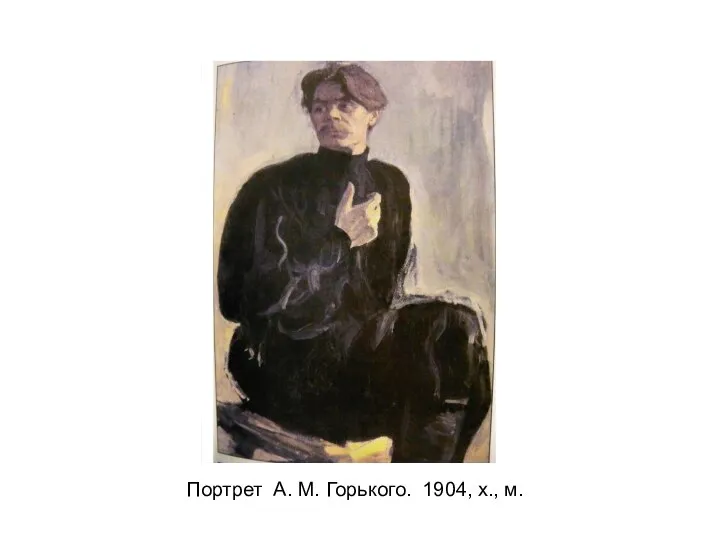 Портрет А. М. Горького. 1904, х., м.