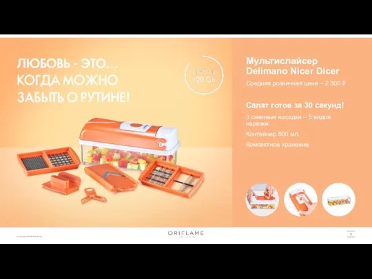 Мультислайсер Delimano Nicer Dicer Средняя розничная цена – 2 300 ₽