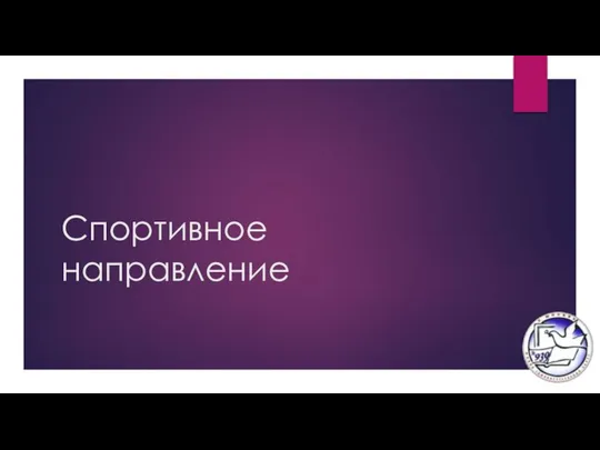 Спортивное направление