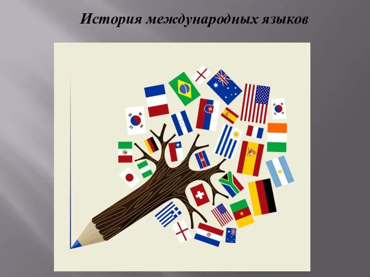 История международных языков