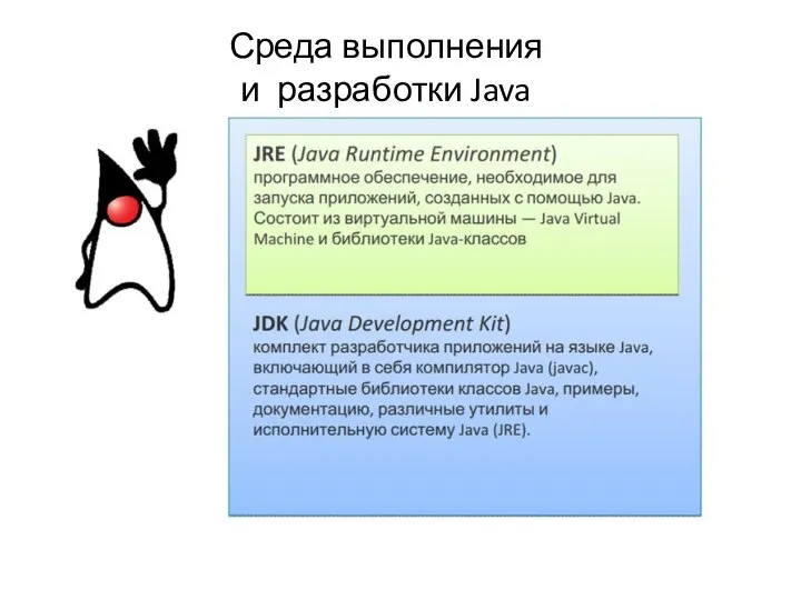 Среда выполнения и разработки Java