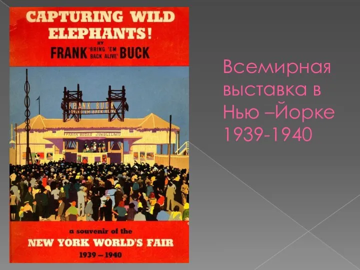 Всемирная выставка в Нью –Йорке 1939-1940