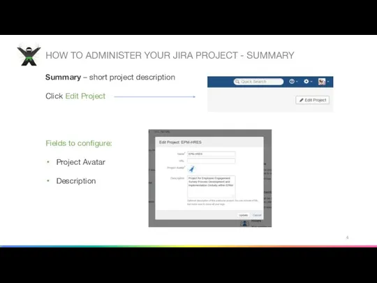 HOW TO ADMINISTER YOUR JIRA PROJECT - SUMMARY Summary – short