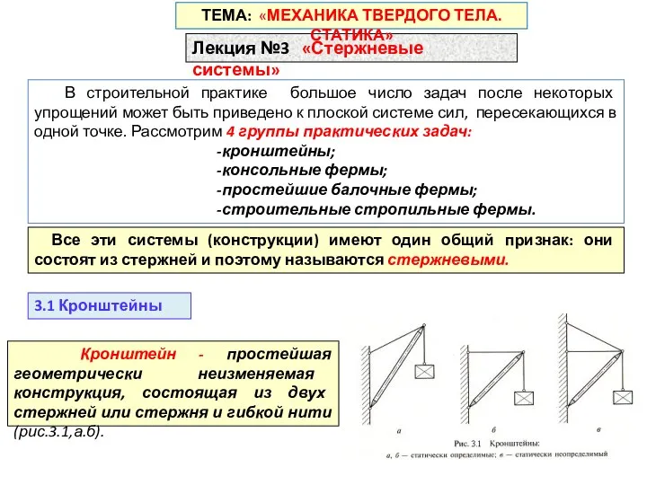 Жесткий стержень