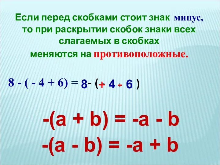 Сколько стоят минуса. Умножение скобки на скобки. Умножение скобки на число. Раскрытие скобок при сложении и умножении.